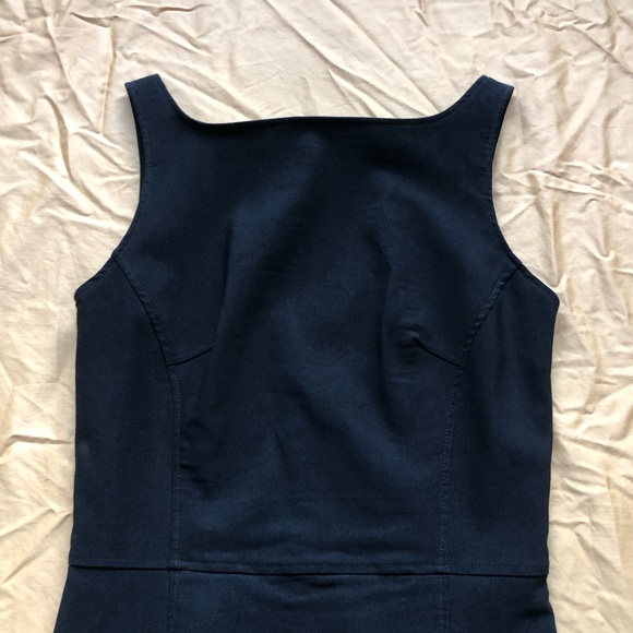 Express LBD Dress Black Midi Small 3/4 - Picture 2 of 5